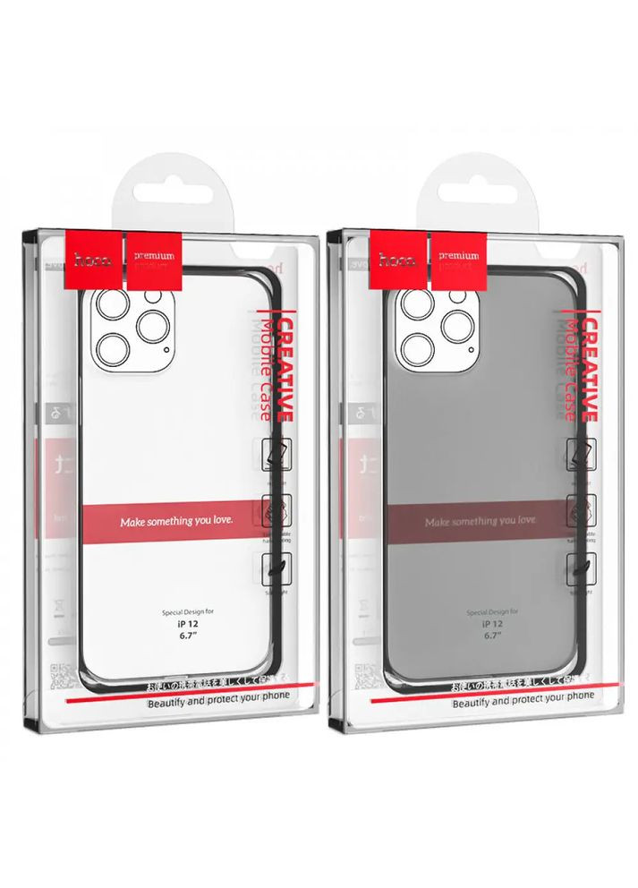 Чехол Light Series для iPhone 15 Plus Прозрачно Hoco (304253848)