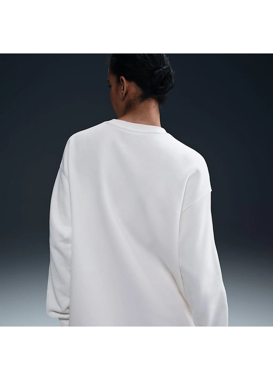 Білий світшот womens oversized crew-neck french terry white hf9491-133 Nike (400198166)