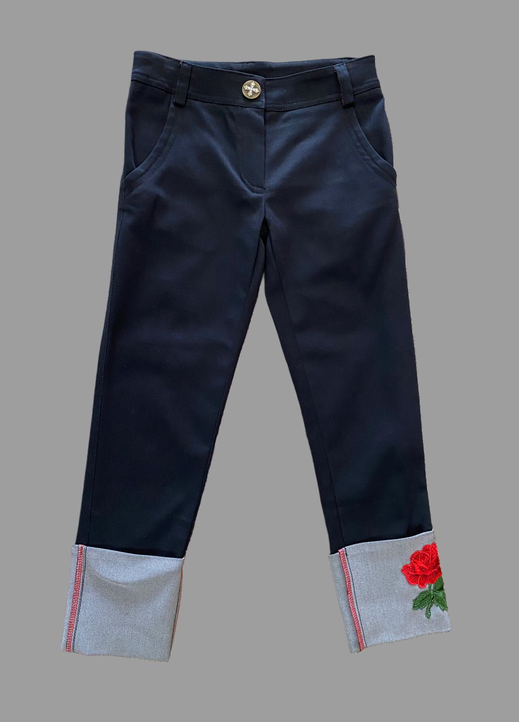 Черные повседневный, праздничный демисезонные брюки Mone