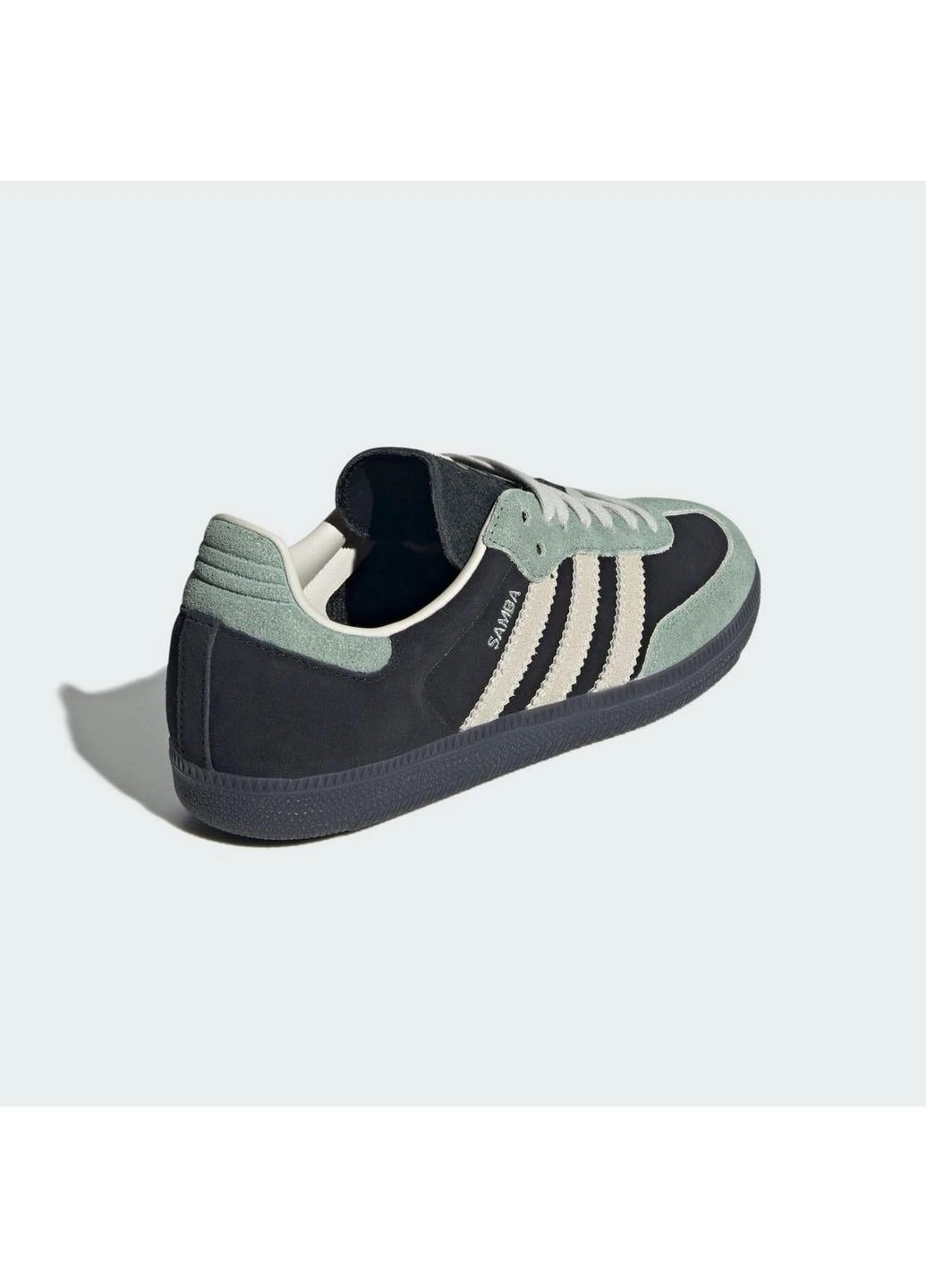 Кроссовки Samba Og Black/Green JI2680 adidas комбинированные демисезоны (399361490)