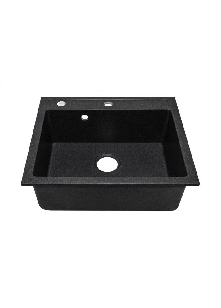 Кухонна мийка зі штучного каменю/кварцева 590х495х200 мм, квадратна PRIZMA Чорний (30990590495) Adamant (368157313)