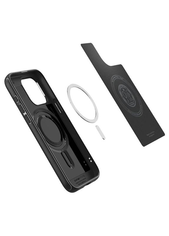 Чохол-накладка Mag Armor MagFit для Apple iPhone 15 Pro Max Matte Black (ACS06597) Spigen (341488406)