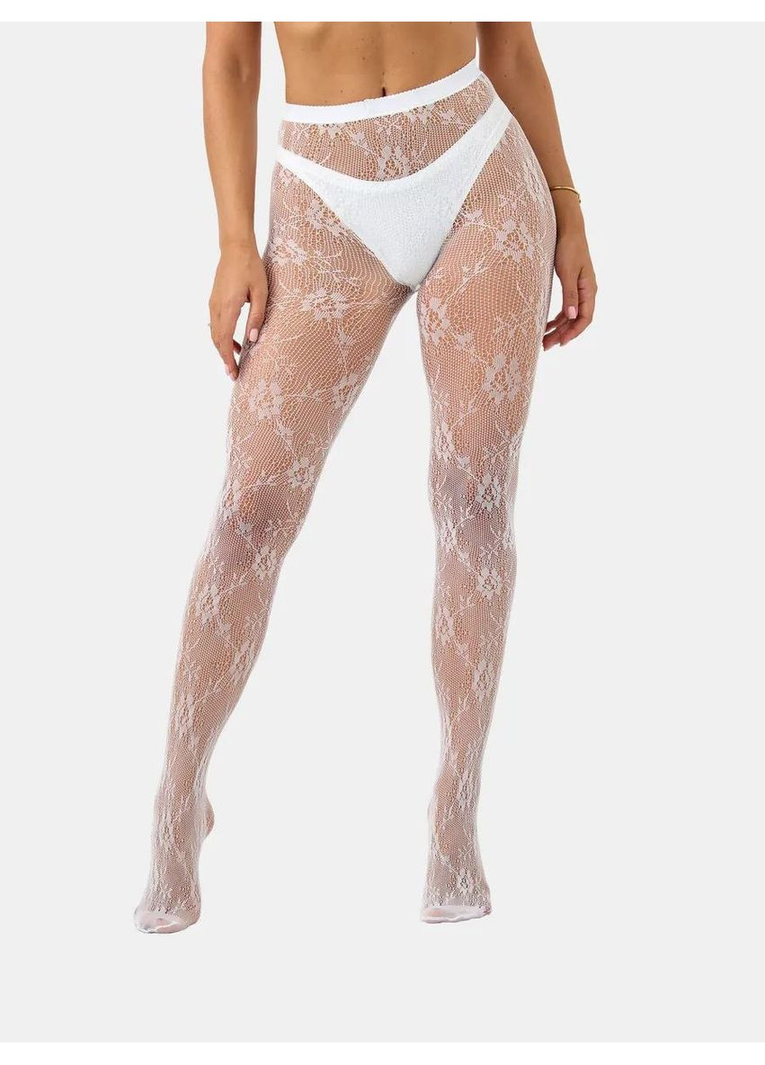 Женские колготки в сетку Розы ажурные колготки с эластичным цветочным узором No Brand Колготки (362026332)