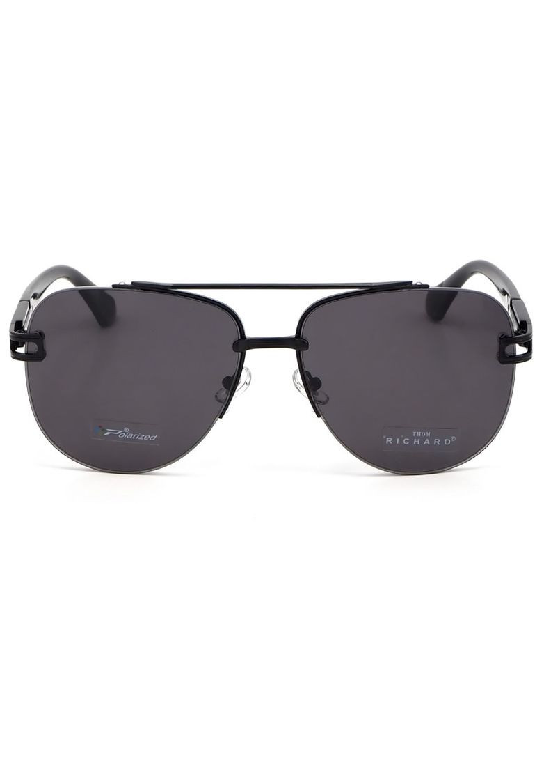 Краплі Авіатори Сонцезахисні окуляри TR9502 Col 01-P1 Polarized з Поляризацією Thom RICHARD (350886909)