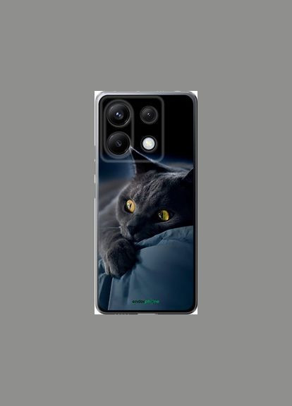 Чехол на Xiaomi Redmi Note 13 Pro 5G Дымчатый кот "825u-3392-2448" Endorphone (348063428)