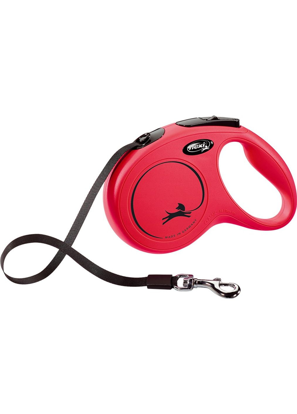 Повідець-рулетка New Classic M 5 м Червоний (4000498032206) Flexi (279563431)