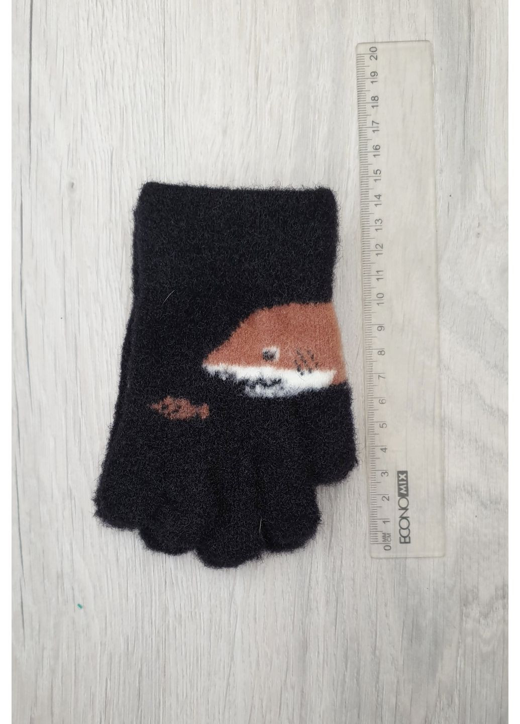 Вязаные одинарные перчатки для мальчиков 2-4 года No Brand (361665190)