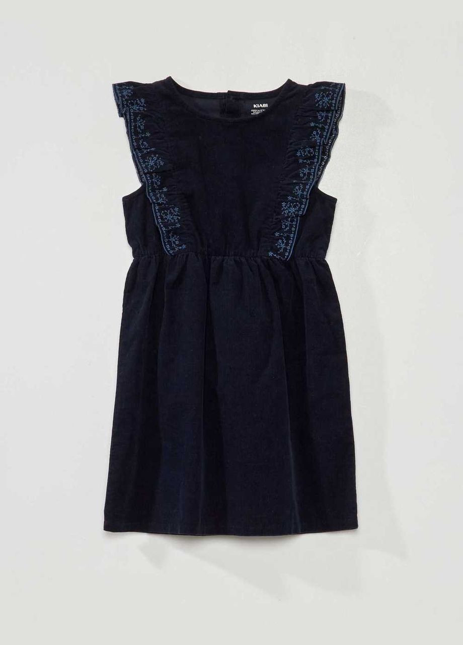 Тёмно-синее платье демисезон,темно-синий, Kiabi (322128237)