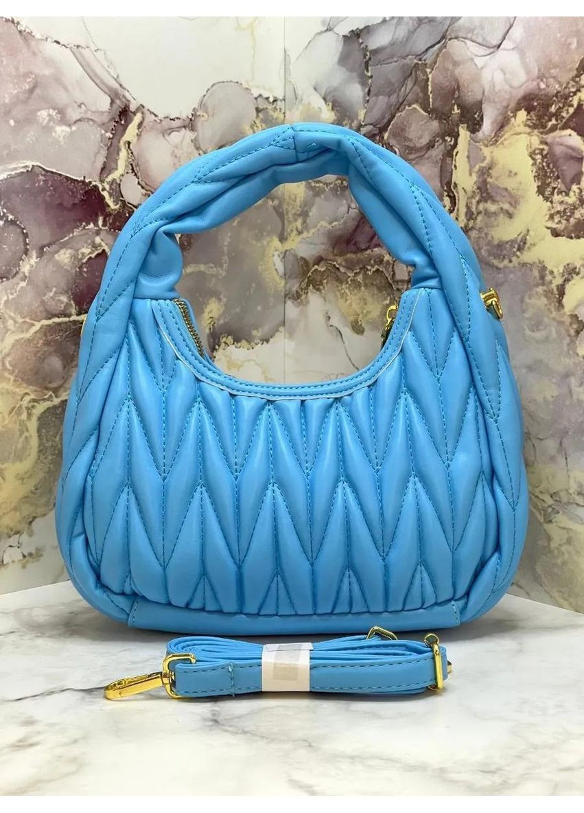 Женская сумка Miu Miu 18121 голубая No Brand (367041114)