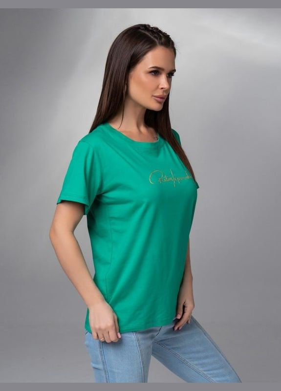 Зеленая летняя футболки Magnet WN20-616