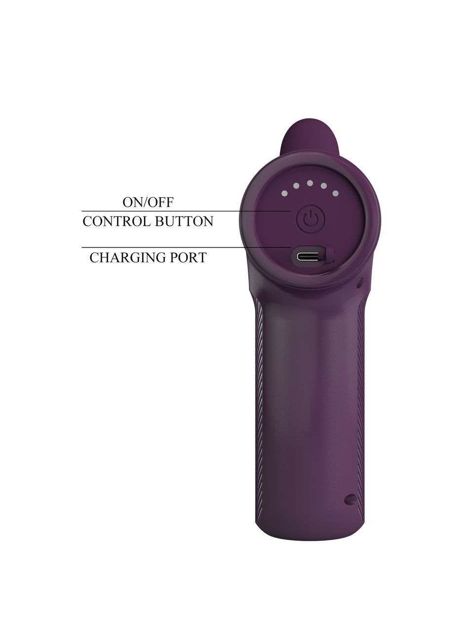 Вібромасажер пістолет Dj Doctor Massage Gun бузковий, 13.6 х 3.9 см No Brand (356512042)