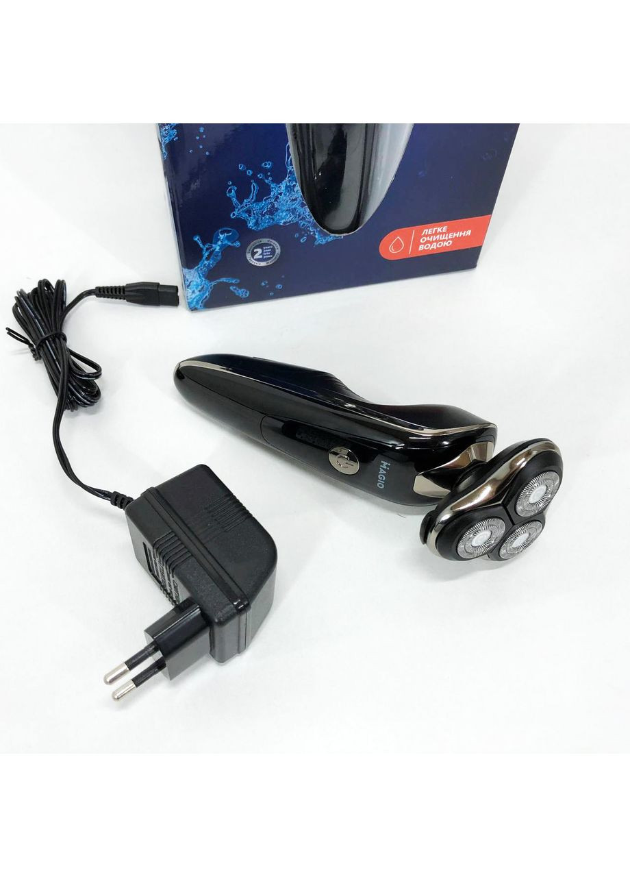 Электробритва с бритвенной насадкой MG-687, Триммер для бороды, UN-722 Профессиональная электробритва Magio (352770237)