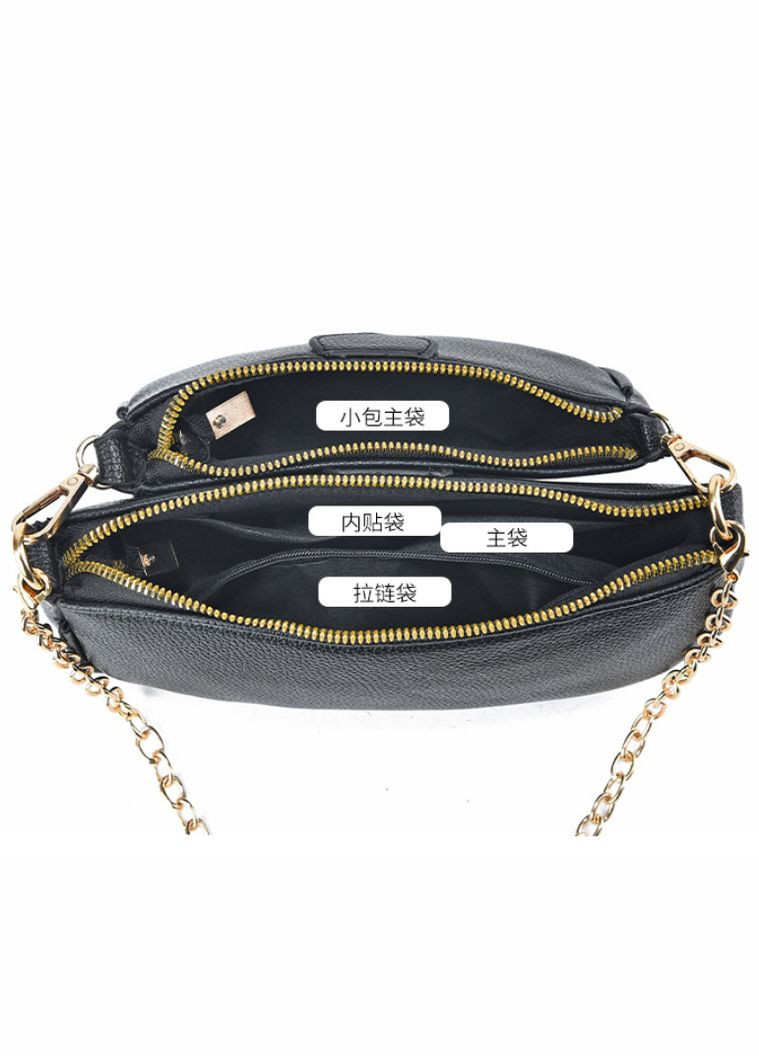 Женская мини сумочка клатч 3в1 с цепочкой и ключницей экокожа розовая (sku_1329Р) No Brand (330575806)