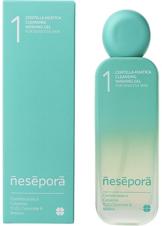 Гель для вмивання чутливої шкіри обличчя Centella Asiatica Gel 120ml (1517637-40385864) Nesepora (369103447)