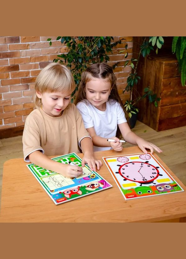 Доска-тренажер Часы и распорядок дня () Vladi toys VT5010-29 (328395680)