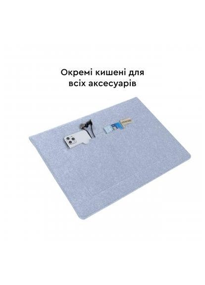 Чехол для ноутбука 13,3" Premium Grey (4822356710620) Airon 13, 3&quot; Premium Grey (366656792)