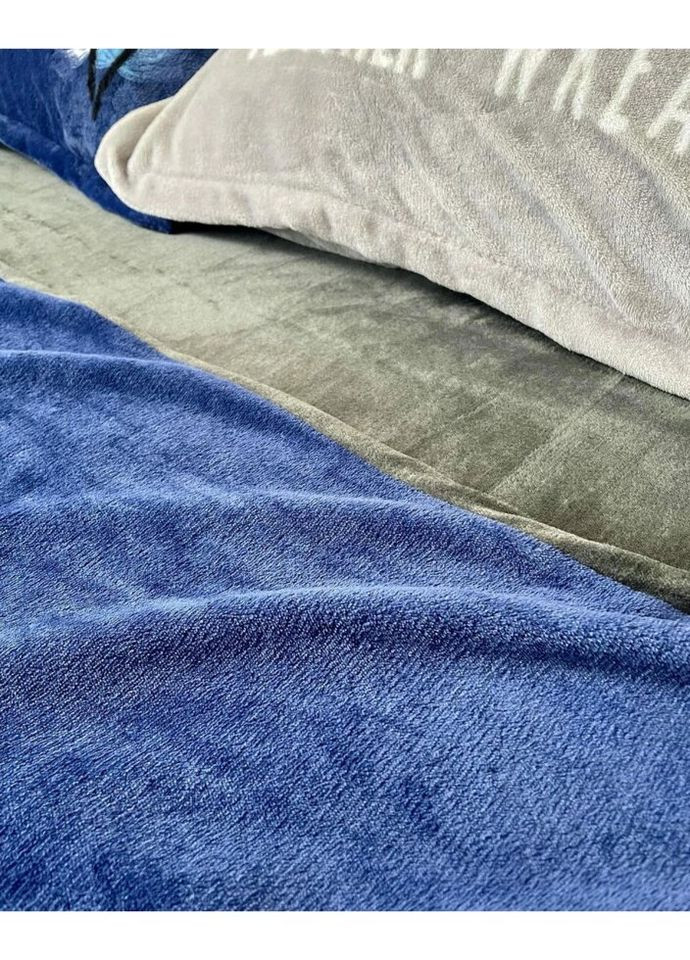 Постельное белье плюшевое полуторное Home 20692 160х215 см DUSHKA (336328655)