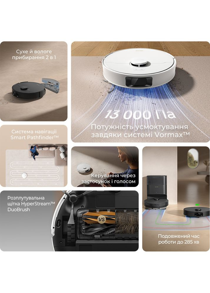 Робот-пылесос D20 White Dreame (361202762)