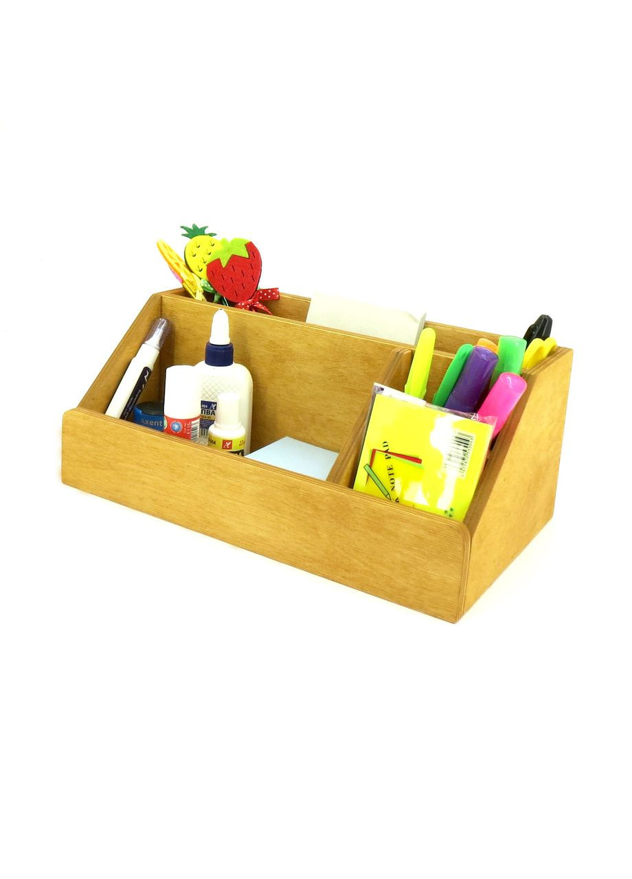 Настольный органайзер из дерева Ладлоу карри (КНЦ-002103) No Brand (328227622)