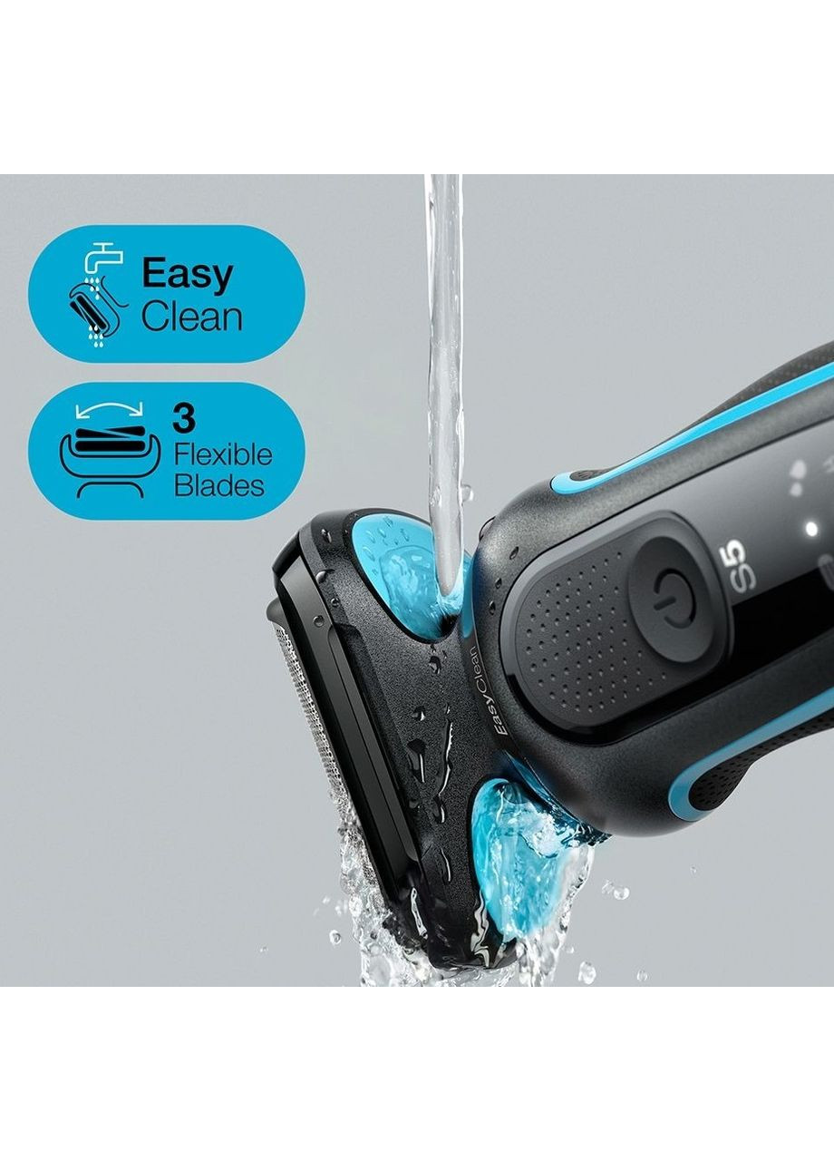 Електробритва Series 5 51-M1000s Black/Mint Braun (364861532)