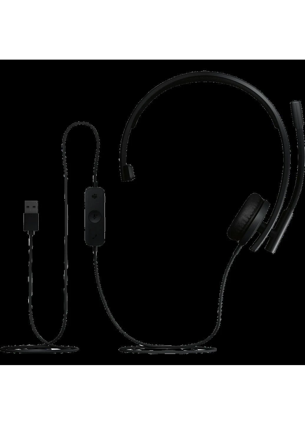 Навушники H570e Corded Mono BLACK-USB-C дротові Чорний Logitech (402282250)