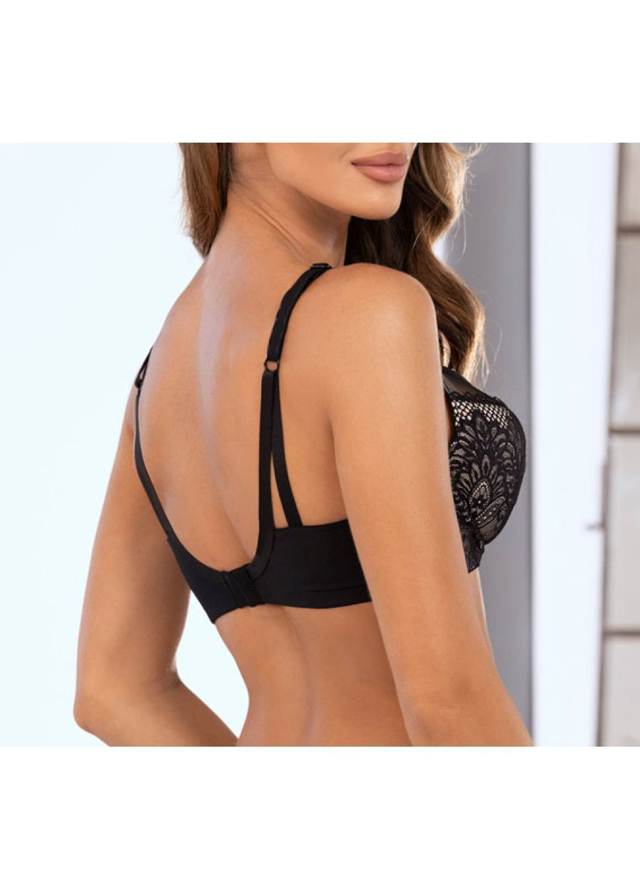 Чёрно-белого бюстгальтер женский Orhideja с косточками