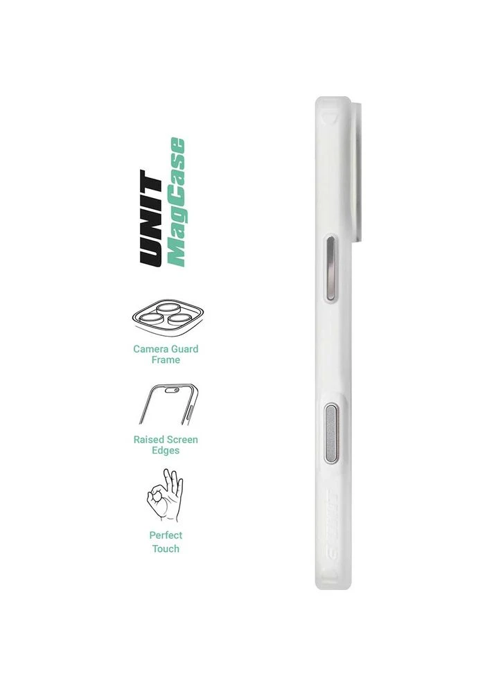 Чохол Unit-C MagCase для Apple iPhone 17 Pro Max Matte Clear Silver (ARM91205) ArmorStandart (401853965)