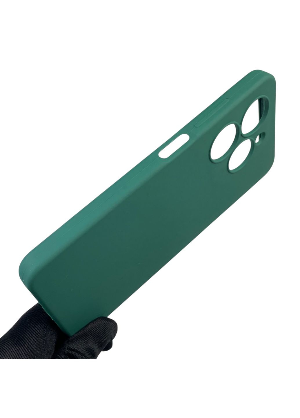 Чохол для Spark Go 2024 (BG6) силіконовий з мікрофіброю нековзний на техно спарк го 2024 зелений Tecno (366388994)