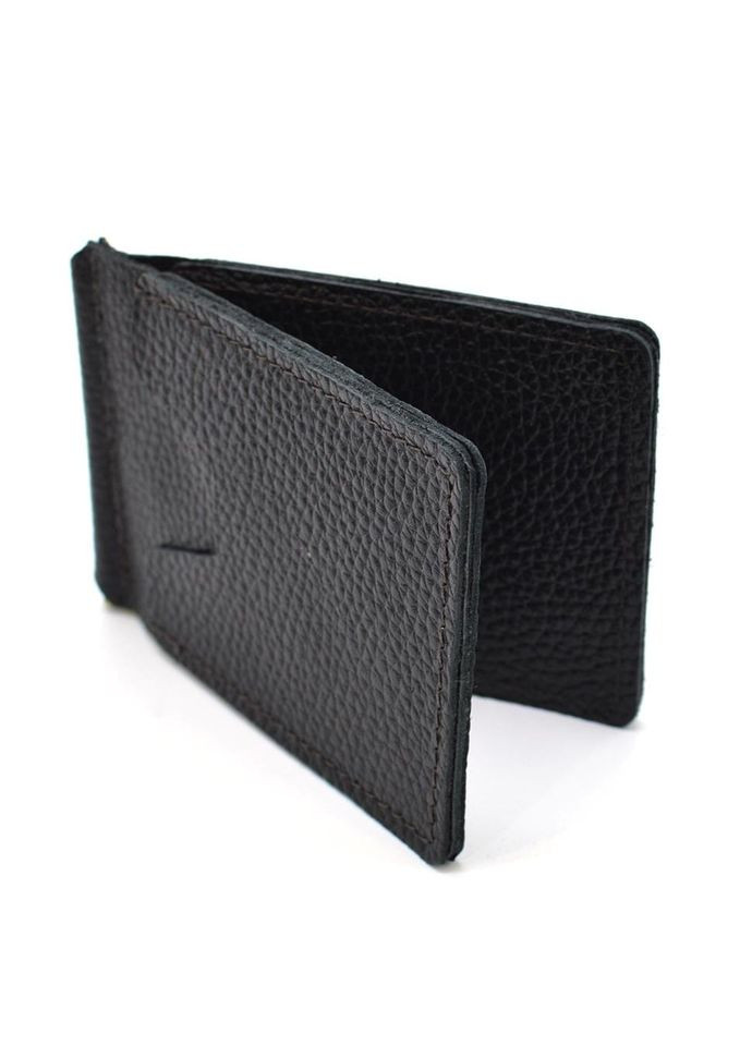 Шкіряний затискач для грошей м'який чорний флотар FA-hold-001 TARWA (329150381)