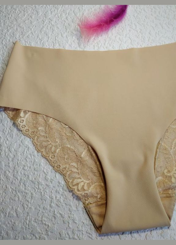 Женские трусишки черные с гипюром fara Wolbar (369612942)