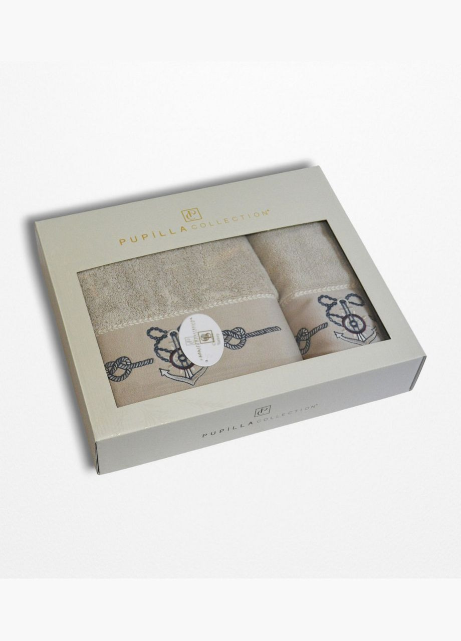 Подарочный набор полотенец Pedro v1 Pupilla комбинированный