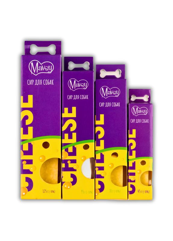 Ласощі для собак Сирні палички 125 г Mavsy (353515489)