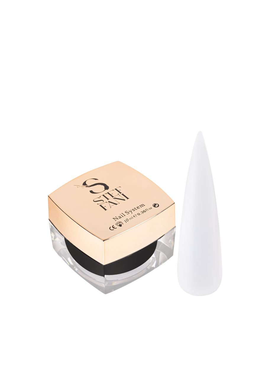 Акригель для нарощування нігтів зміцнюючий камуфлюючий Light Acryl Gel 10 мл, 02 Білий Steffani (351856561)