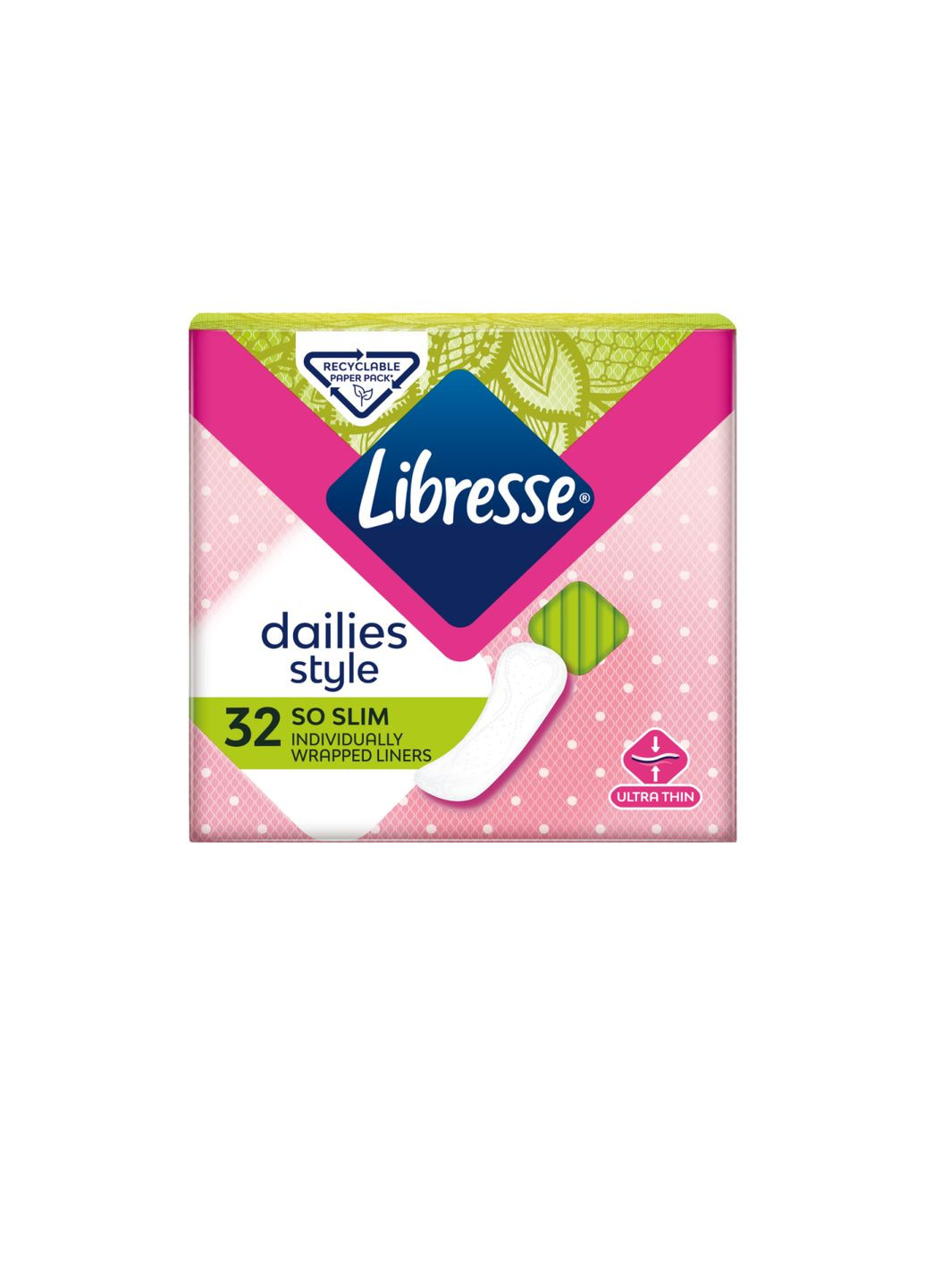 Прокладки щоденні Dailies Style Normal ультратонкі, 32 шт. Libresse (328231459)