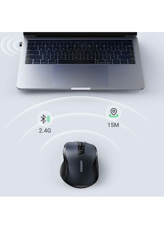 Миша MU006 Black (90545) Ugreen (323084566)