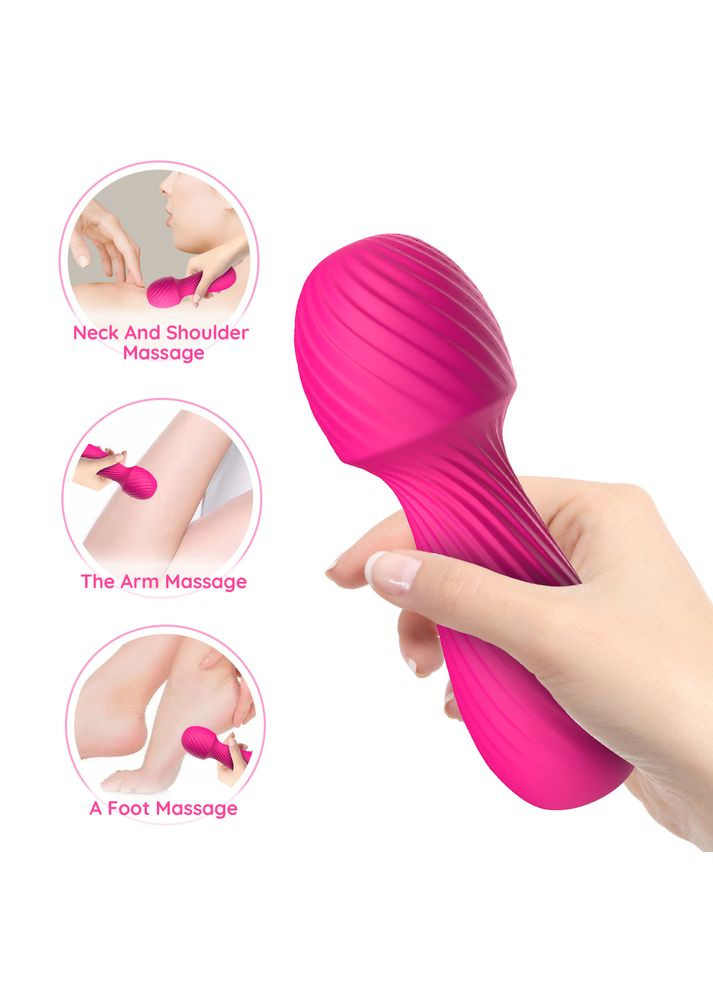 Вибромассажер с гибкой головкой, силиконовый, Boss Series (297131413)