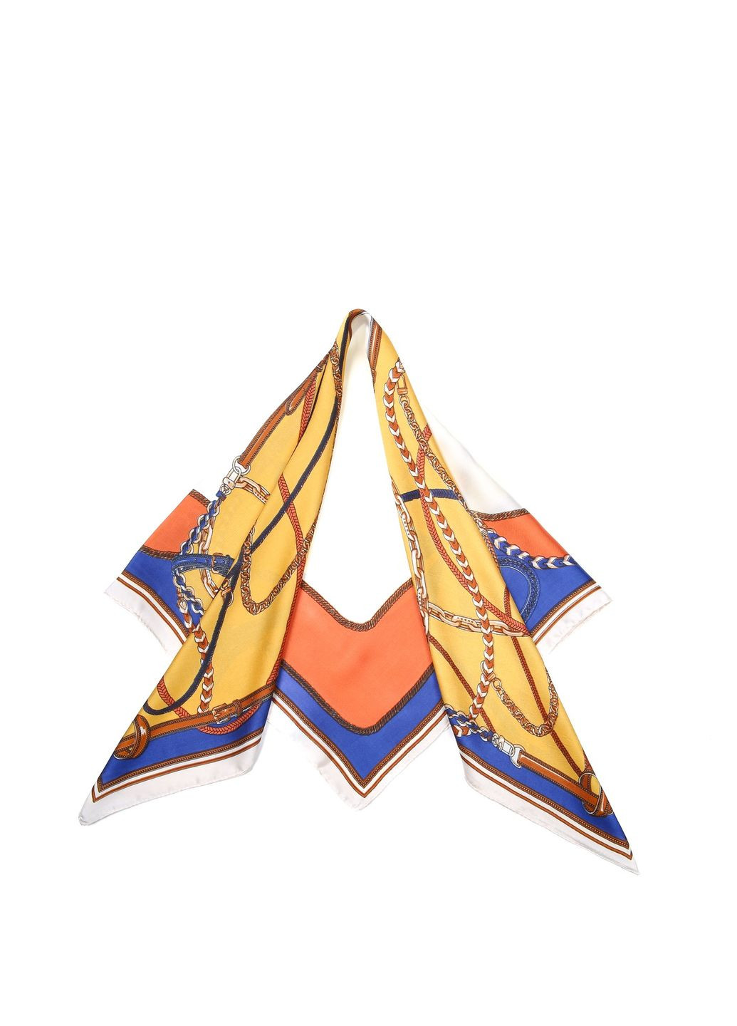 Платок женский с принтом атлас разноцветный МАРСАЛА LuckyLOOK 747-852 (324741733)