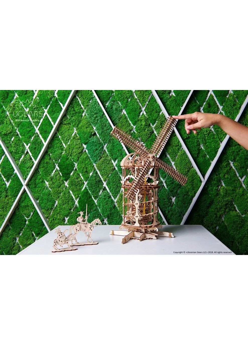 Механический 3D пазл Ветряная мельница (70055) UGEARS (388375422)
