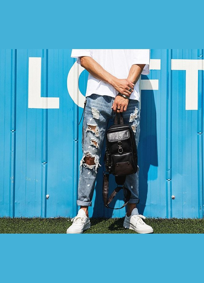 Мужская сумка барсетка на плечо черный No Brand (314942606)