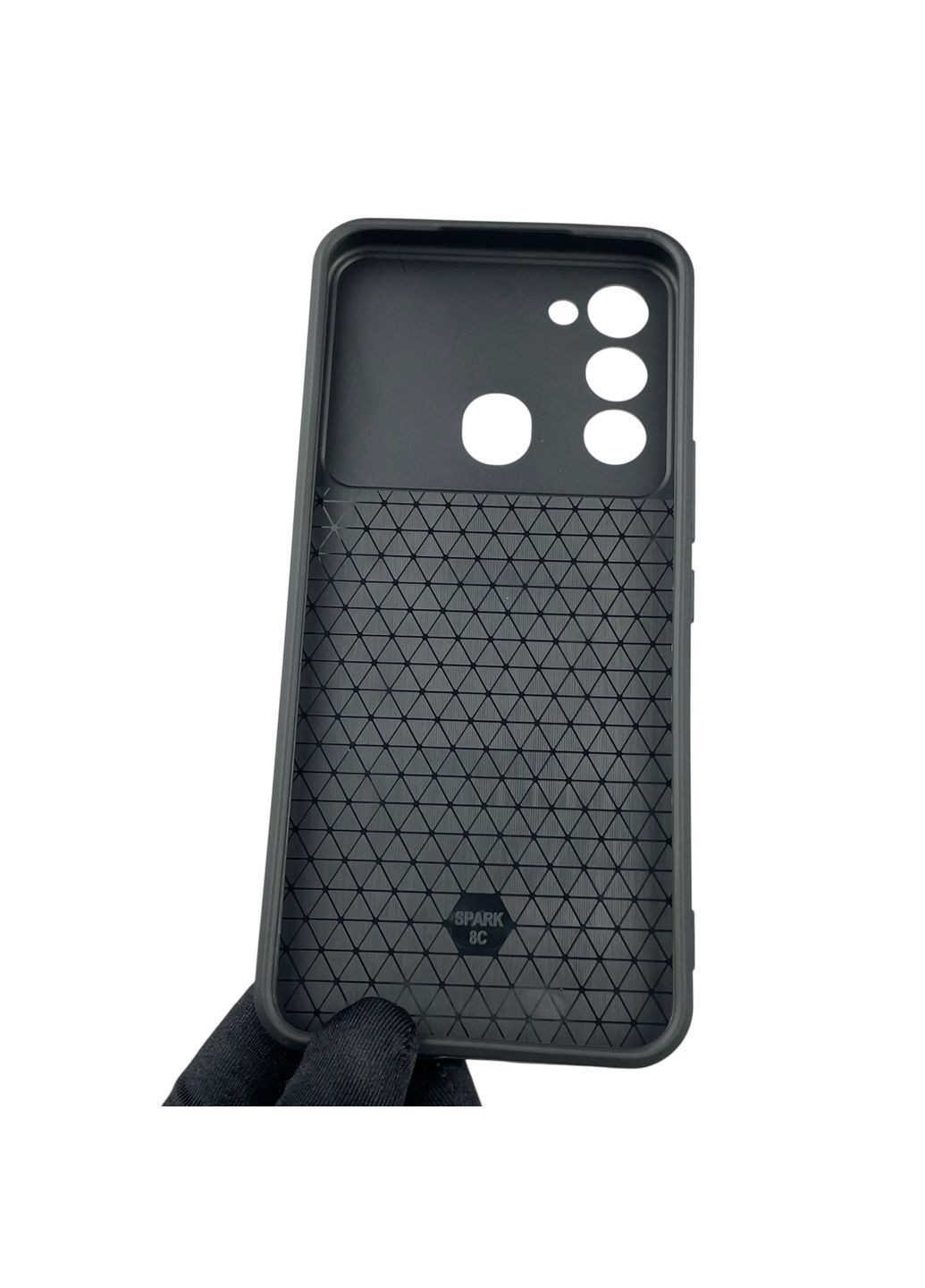 Чохол для Spark 8С (KG5k) броньований з кільцем-тримачем підставкою зі шторкою на техно спарк 8с зелений rg1 Tecno (366389555)