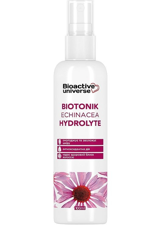 Тоник-гидролат "Эхинацея" Biotonik Hydrolyte 100ml (1345831-23746616) Bioactive Universe (368638652)
