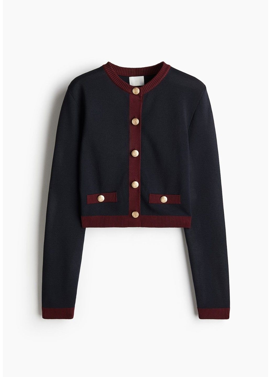 Темно-синий демисезонный кардиган H&M