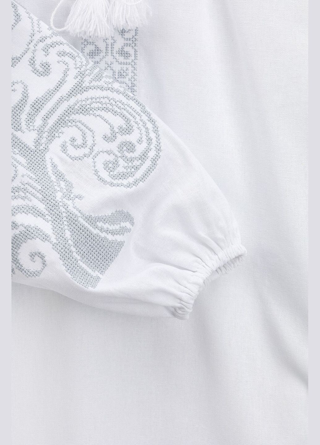 Серая рубашка вышиванка для девочки ольга 146 см серый shop (2000990965769) Козачок (357436806)