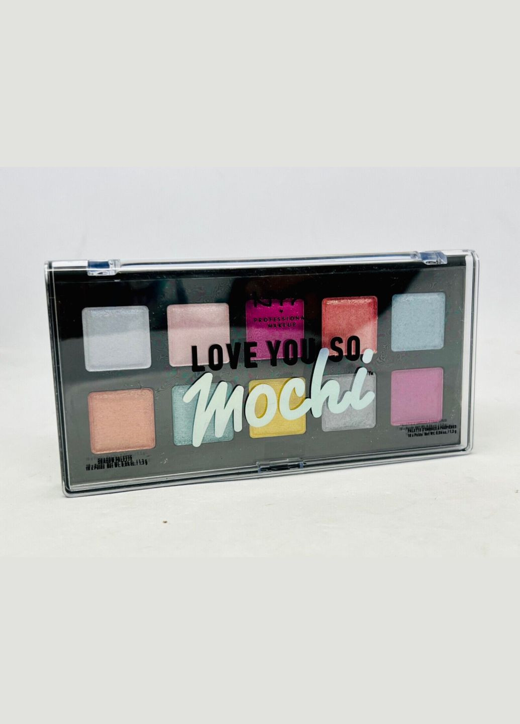Палітра тіней Love You So Mochi Eyeshadow Palette (10 відтінків) ELECTRIC PASTELS 01 (LYSMSP01) с повреждениями внутри NYX Professional Makeup (280266049)