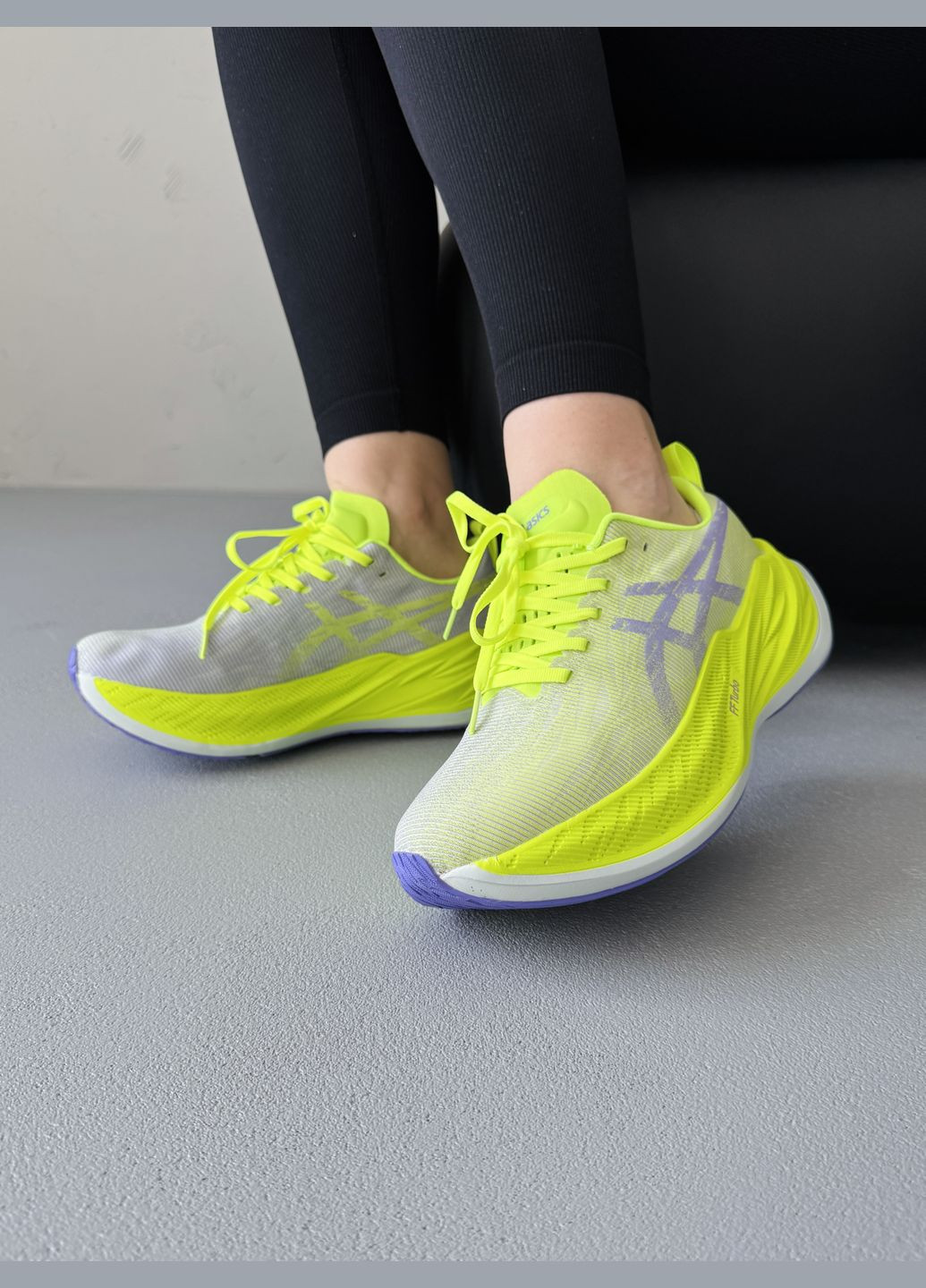 Кроссовки женские и мужские Asics Superblast Neon Green | Асикс Супербласт кислотно-зеленые No Brand кислотно-зеленые демисезоны (341551521)