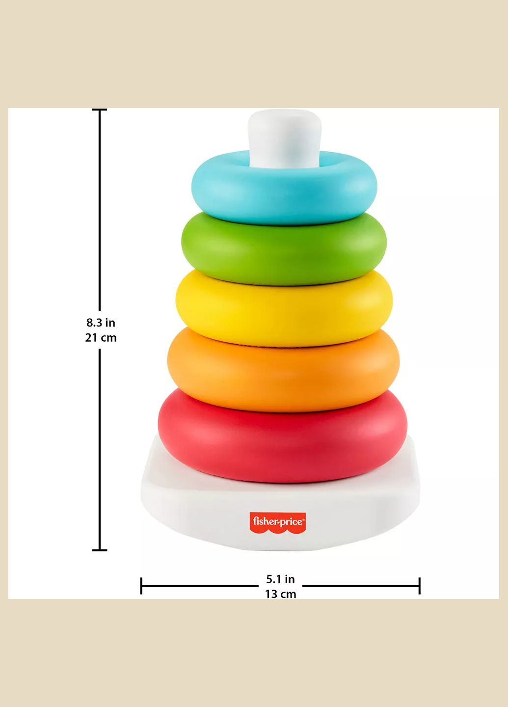 Fisher-Price Пірамідка з еко-матеріалів Fisher-Price GRF09 Fisher Price (333253160)