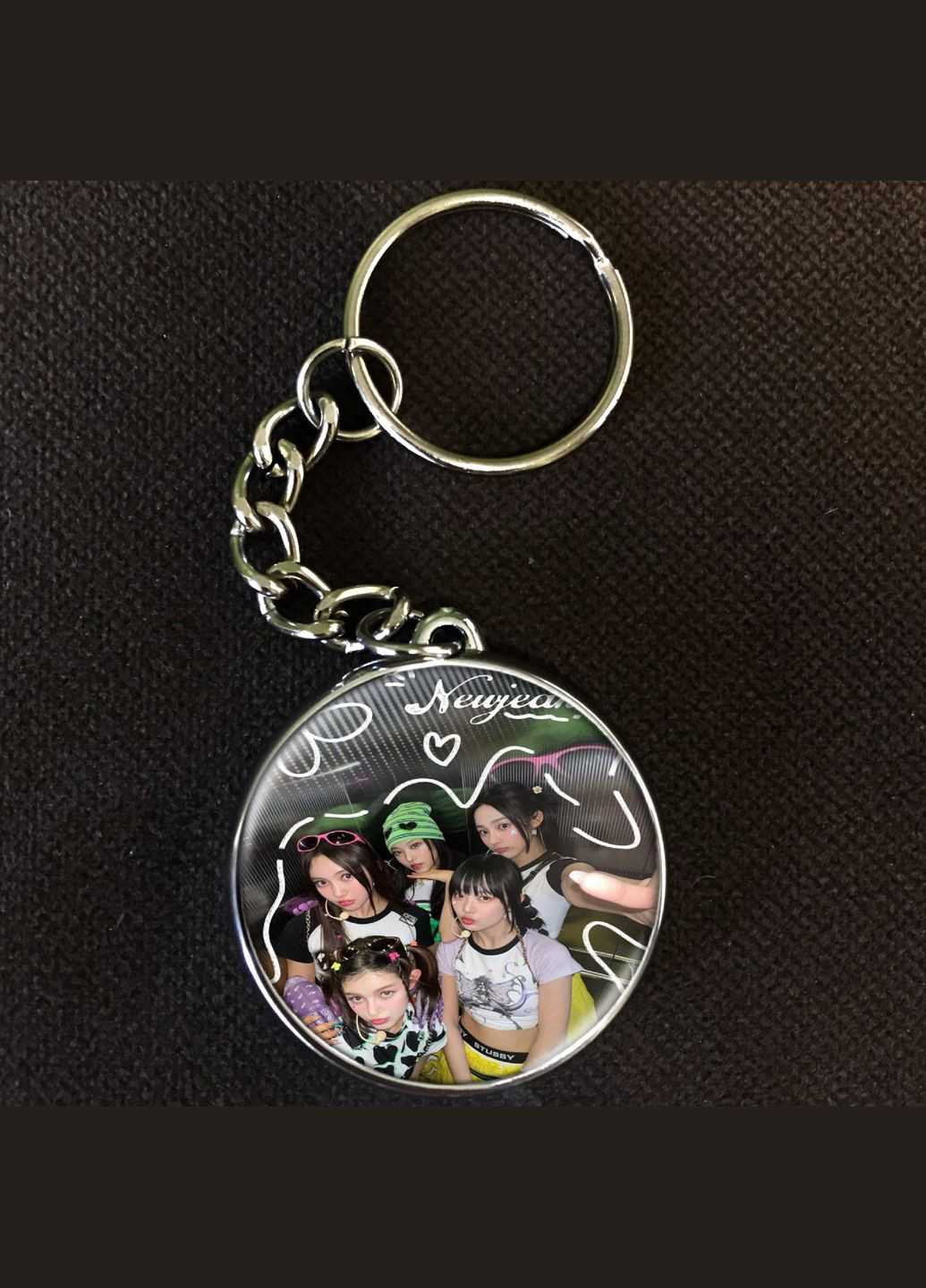 Брелок k pop NewJeans #004 silver No Brand (327219599)