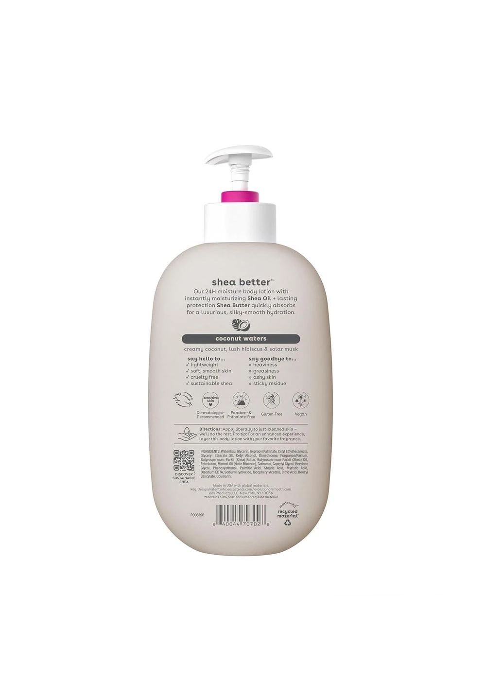 Зволожувальний лосьйон Shea Better Coconut Waters, з кокосом та маслом ши, 473 ml EOS (381770180)
