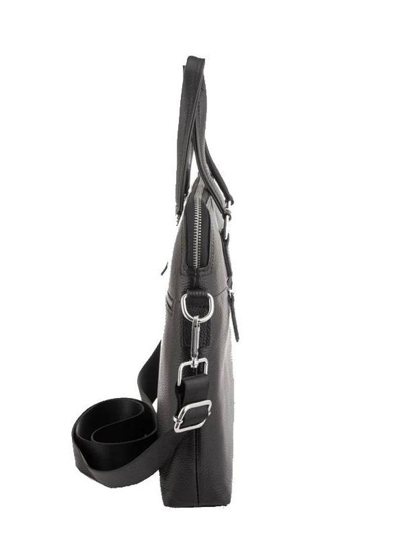 Сумка для ноутбука и документов кожаная черная 9157 с 2 ручками Tiding Bag (314900370)