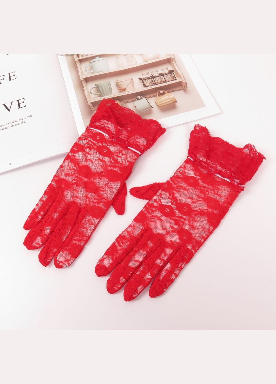 Мереживні рукавички ажурні гіпюрові весільні No Brand (313286014)